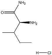 (2S)-2-amino-3-methylpentanamide  hydrochloride Struktur