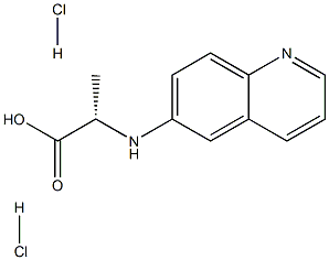 L-6-Quinolylalanine  dihydrochloride 结构式
