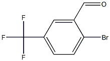 2-bromo-5-(trifluoromethyl)benzaldehyde 95% Structure