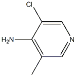 3-氯-4-氨基-5-甲基吡啶, , 结构式