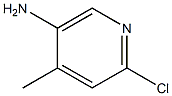 2-氯-4-甲基-5-氨基吡啶, , 结构式