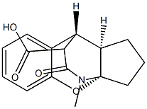 (1S,9R,10R)-14-methyl-15-oxo-2-oxa-14-azatetracyclo[7.4.3.0~1,10~.0~3,8~]hexadeca-3,5,7-triene-16-carboxylic acid 结构式