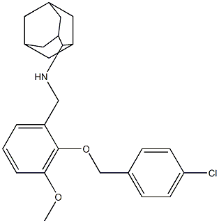N-(2-adamantyl)-N-{2-[(4-chlorobenzyl)oxy]-3-methoxybenzyl}amine