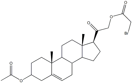 3-(acetyloxy)-20-oxopregn-5-en-21-yl bromoacetate