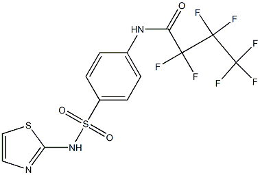 2,2,3,3,4,4,4-heptafluoro-N-{4-[(1,3-thiazol-2-ylamino)sulfonyl]phenyl}butanamide|