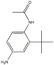 N-(4-amino-2-tert-butylphenyl)acetamide Struktur