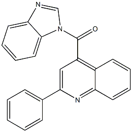 4-(1H-benzimidazol-1-ylcarbonyl)-2-phenylquinoline