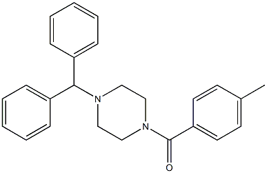 1-benzhydryl-4-(4-methylbenzoyl)piperazine