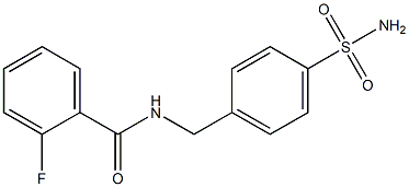 N-[4-(aminosulfonyl)benzyl]-2-fluorobenzamide