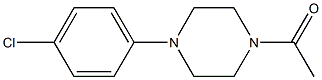 1-acetyl-4-(4-chlorophenyl)piperazine 结构式