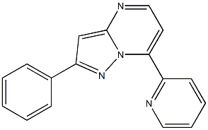  2-phenyl-7-(2-pyridinyl)pyrazolo[1,5-a]pyrimidine
