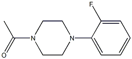 1-acetyl-4-(2-fluorophenyl)piperazine Structure