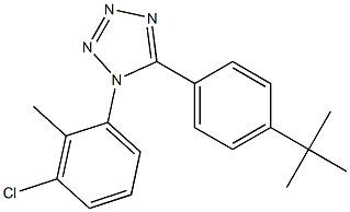 5-(4-tert-butylphenyl)-1-(3-chloro-2-methylphenyl)-1H-tetraazole