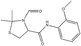 3-formyl-N-(2-methoxyphenyl)-2,2-dimethyl-1,3-thiazolidine-4-carboxamide