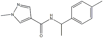 1-methyl-N-[1-(4-methylphenyl)ethyl]-1H-pyrazole-4-carboxamide|