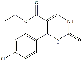 ethyl 4-(4-chlorophenyl)-6-methyl-2-oxo-1,2,3,4-tetrahydro-5-pyrimidinecarboxylate