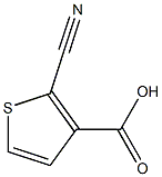 2-cyanothiophene-3-carboxylic acid Structure