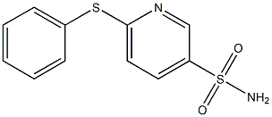 6-(phenylsulfanyl)pyridine-3-sulfonamide Struktur
