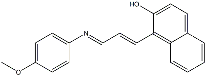 1-{3-[(4-methoxyphenyl)imino]-1-propenyl}-2-naphthol