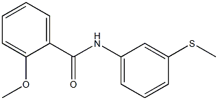 2-methoxy-N-[3-(methylsulfanyl)phenyl]benzamide