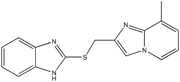  2-{[(8-methylimidazo[1,2-a]pyridin-2-yl)methyl]sulfanyl}-1H-benzimidazole