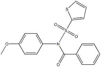 N-benzoyl-N-(4-methoxyphenyl)-2-thiophenesulfonamide