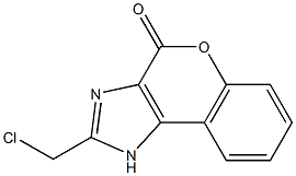 2-(chloromethyl)chromeno[3,4-d]imidazol-4(1H)-one Structure