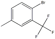 4-甲基-2-三氟甲基溴苯, , 结构式