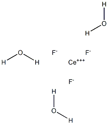 三水氟化铈,,结构式
