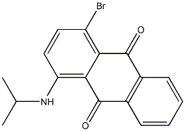 1-异丙氨基-4-溴蒽醌,,结构式