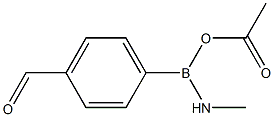 4-甲酰基苯硼酸甲基亚氨基二乙酸酯, , 结构式