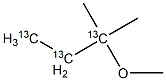 tert-Amyl-13C3  methyl  ether Structure