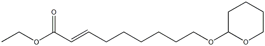 (E)-9-(2-Tetrahydropyranyloxy)-2-nonenoic  acid  ethyl  ester