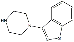 1-(1,2-benzisothiaazole-3-yl) piperazine Structure