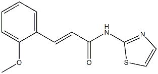 (E)-3-(2-methoxyphenyl)-N-(1,3-thiazol-2-yl)-2-propenamide|
