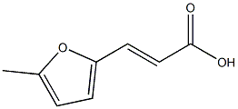 (E)-3-(5-methyl-2-furyl)-2-propenoic acid Struktur