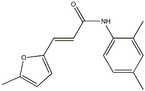 (E)-N-(2,4-dimethylphenyl)-3-(5-methyl-2-furyl)-2-propenamide Structure