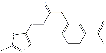 (E)-N-(3-acetylphenyl)-3-(5-methyl-2-furyl)-2-propenamide|