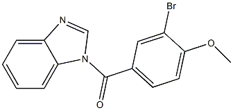 1H-benzimidazol-1-yl(3-bromo-4-methoxyphenyl)methanone