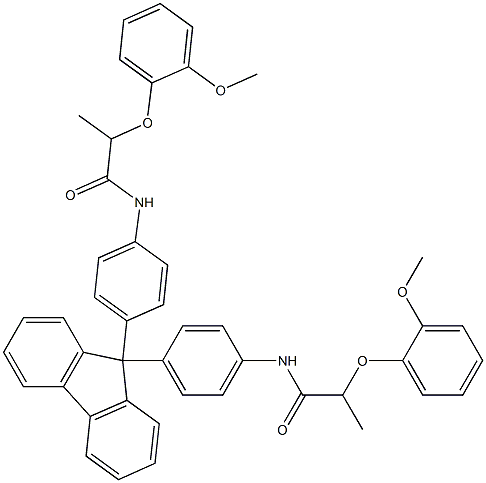 2-(2-methoxyphenoxy)-N-{4-[9-(4-{[2-(2-methoxyphenoxy)propanoyl]amino}phenyl)-9H-fluoren-9-yl]phenyl}propanamide