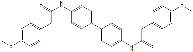 2-(4-methoxyphenyl)-N-(4'-{[2-(4-methoxyphenyl)acetyl]amino}[1,1'-biphenyl]-4-yl)acetamide