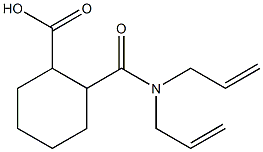 2-[(diallylamino)carbonyl]cyclohexanecarboxylic acid Struktur