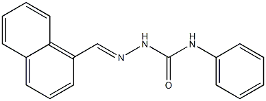 2-[(E)-1-naphthylmethylidene]-N-phenyl-1-hydrazinecarboxamide