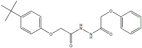 2-[4-(tert-butyl)phenoxy]-N'-(2-phenoxyacetyl)acetohydrazide Structure