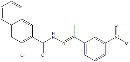 3-hydroxy-N'-[(E)-1-(3-nitrophenyl)ethylidene]-2-naphthohydrazide