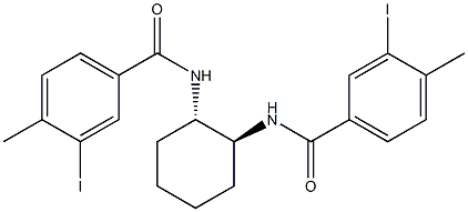 3-iodo-N-{(1S,2S)-2-[(3-iodo-4-methylbenzoyl)amino]cyclohexyl}-4-methylbenzamide
