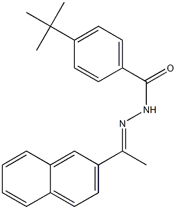 4-(tert-butyl)-N'-[(E)-1-(2-naphthyl)ethylidene]benzohydrazide