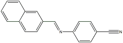4-{[(E)-2-naphthylmethylidene]amino}benzonitrile