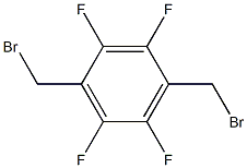 2,3,5,6-四氟-1,4-双(溴甲基)苯, , 结构式