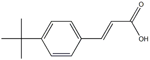 (E)-3-[4-(tert-butyl)phenyl]-2-propenoic acid Struktur